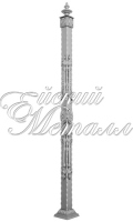 И/1252 Начальный столб (H=1300, тр.50х50 вес 8,34 кг.)