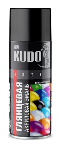 ВЫСОКОГЛЯНЦЕВАЯ аэрозольная акриловая эмаль KUDO — купить в Ростове-на-Дону