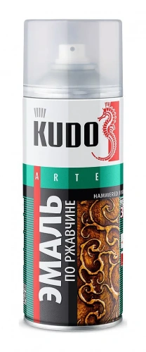 МОЛОТКОВАЯ аэрозольная эмаль по ржавчине KUDO — купить в Ростове-на-Дону